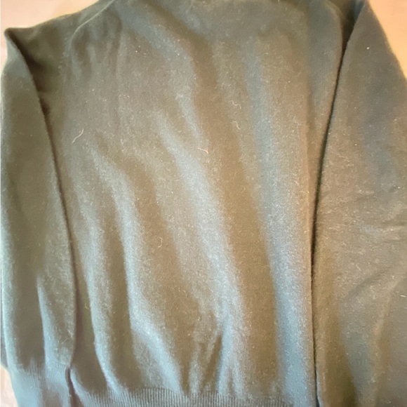 Vintage SNOW LOTUS CASHMERE mock turtleneck, Women’s Large, FOREST GREEN - Picture 4 of 6
